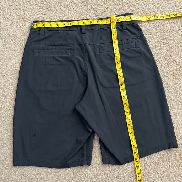 Lululemon Mens Commission Chino Shorts 10" Dark Gray Size 30 - Picture 6 of 7